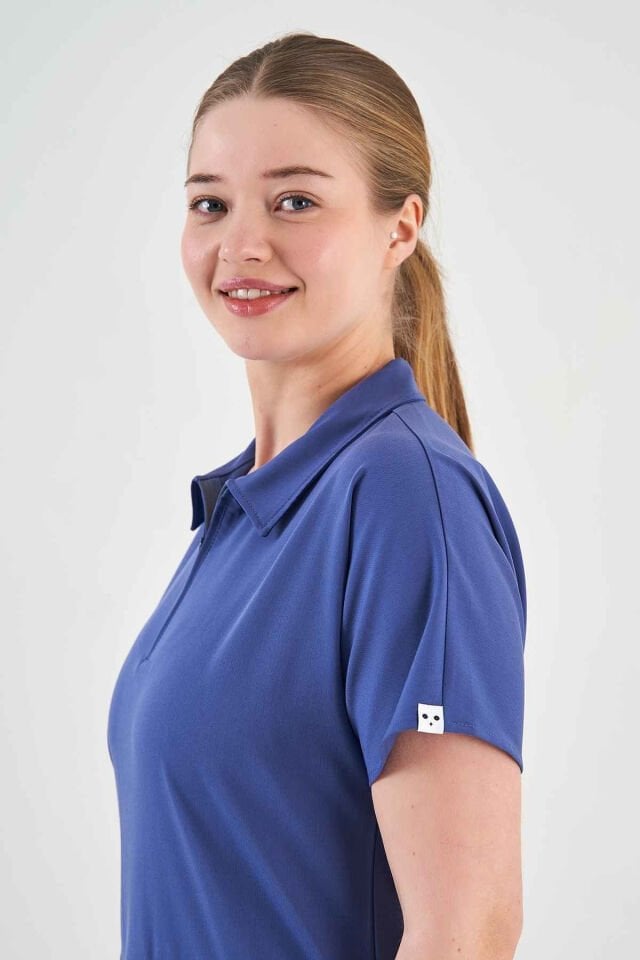 Likralı Morcivert Polo Yaka Takım