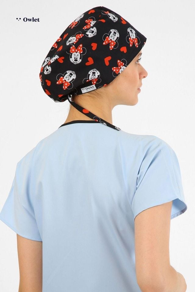 Minnie Mouse Desenli Cerrahi Bone