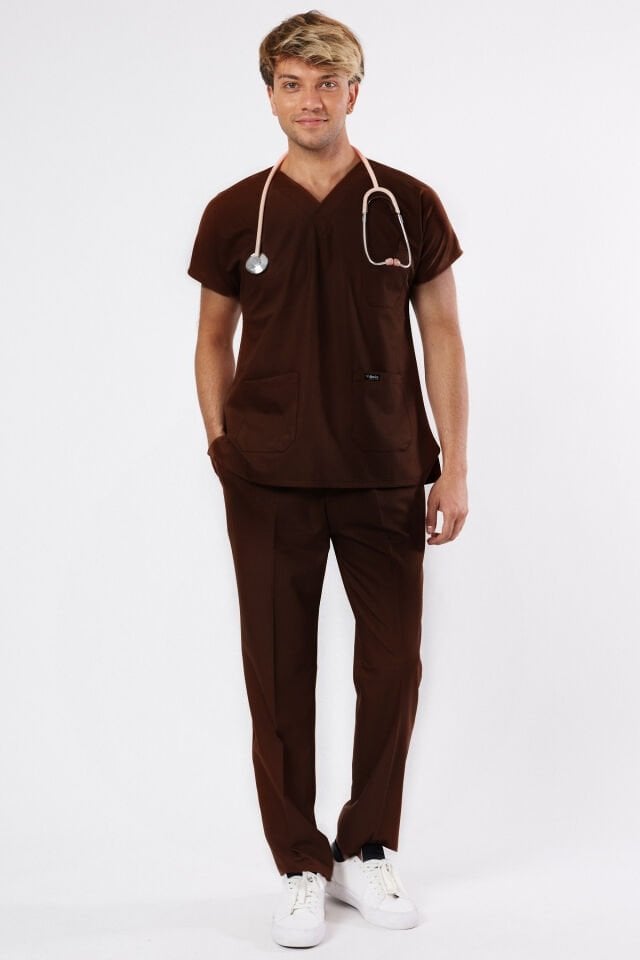 Lycra Dark Brown Surgical Set