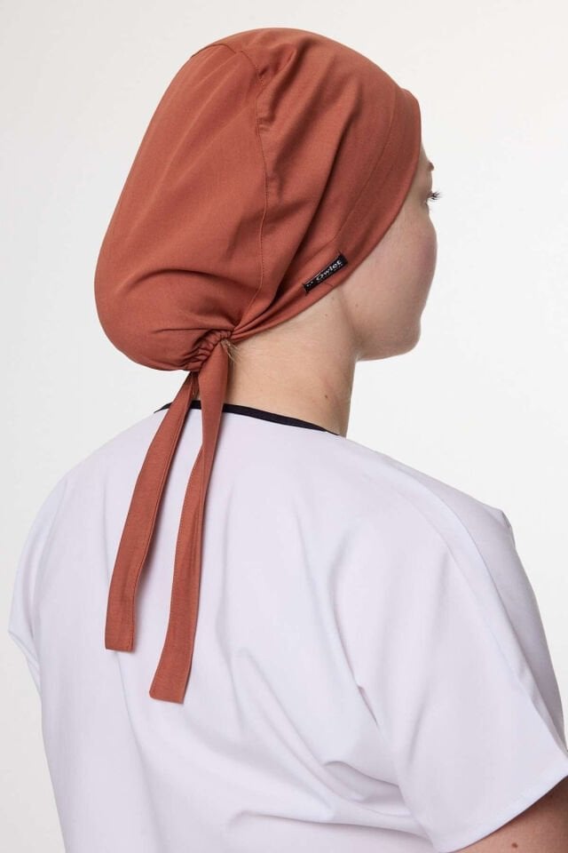 Kiremit Likralı Cerrahi Tesettür Bone