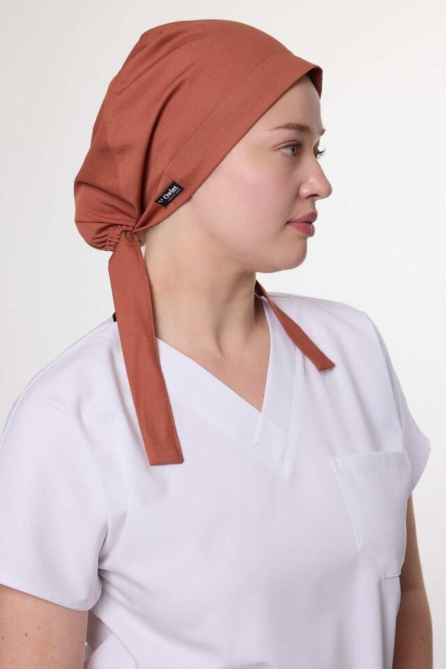 Tile-Colored Lycra Surgical Hijab Bonnet