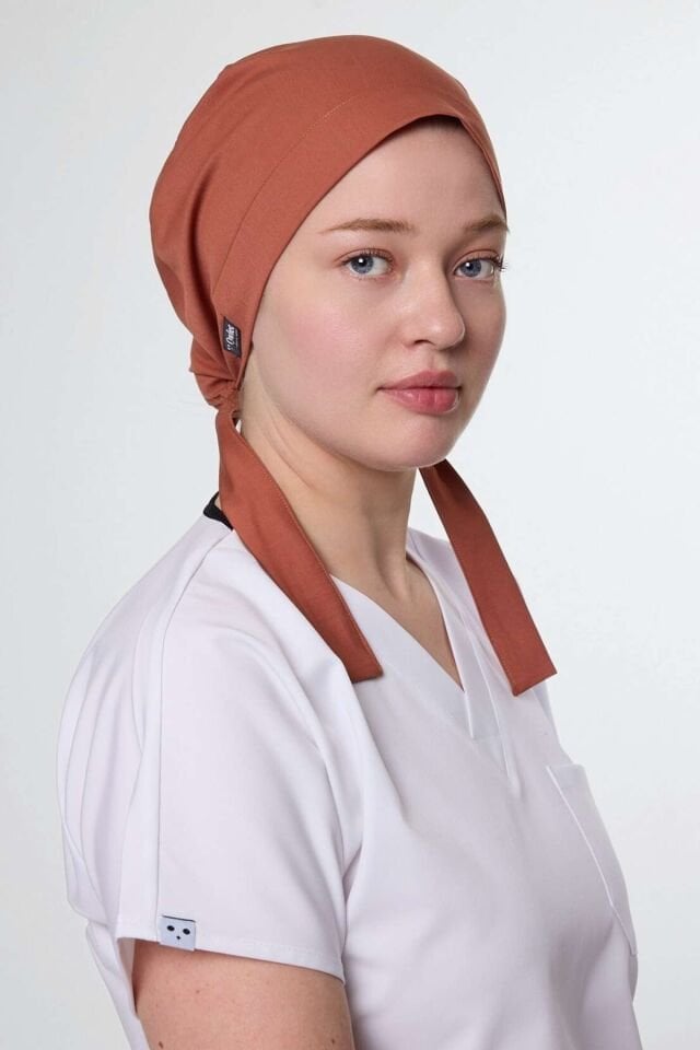 Kiremit Likralı Cerrahi Tesettür Bone