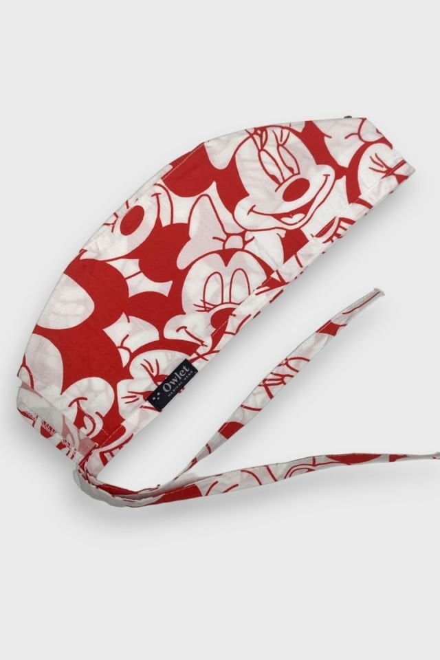 Mickey Mouse Red Surgical Cap for Men