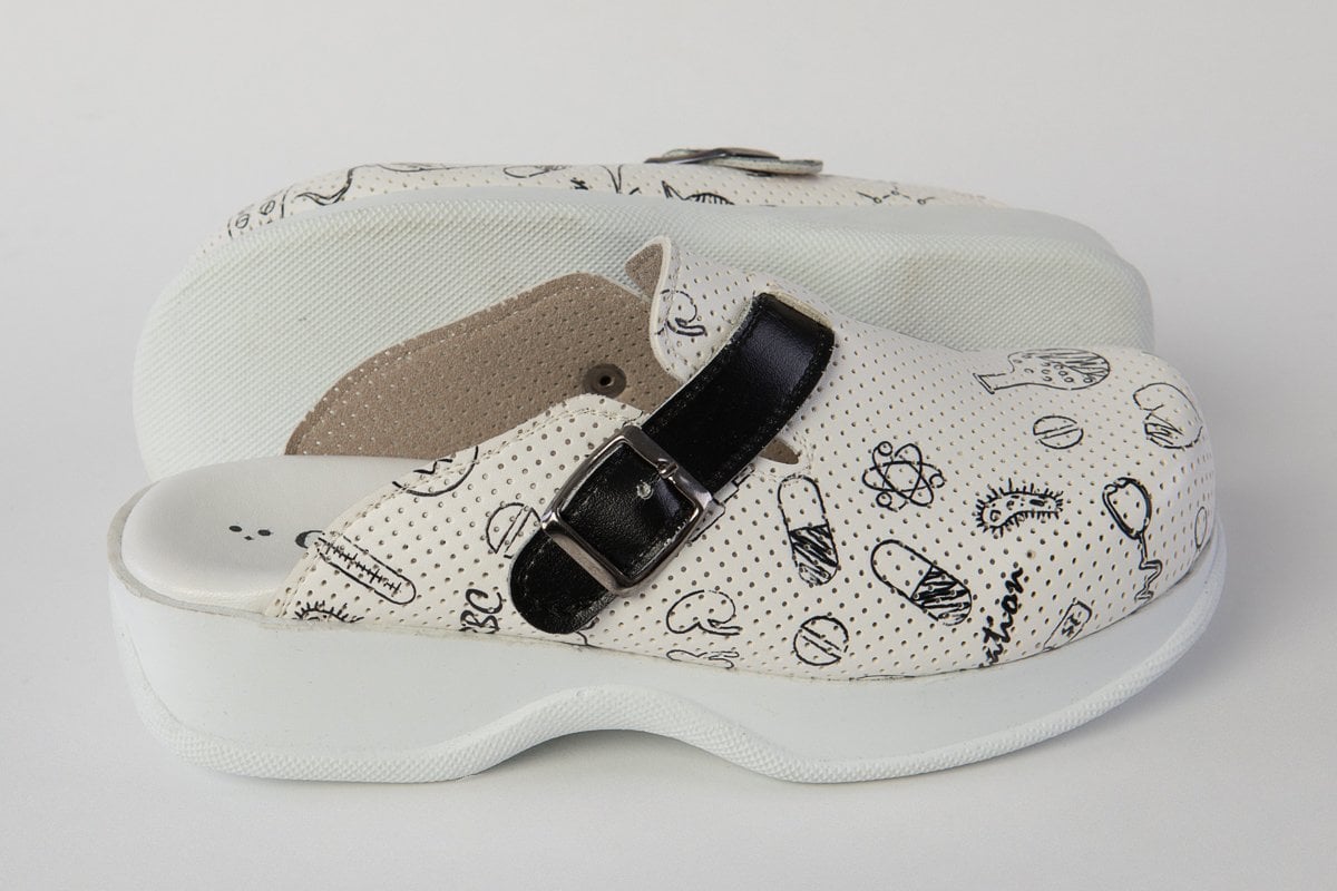 Laboratuvar Desenli Sabo Terlik