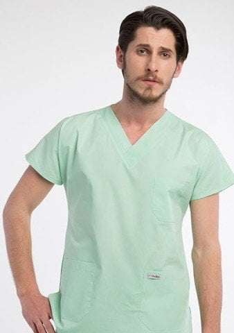 Mint Yeşili Scrubs Forma Üstü
