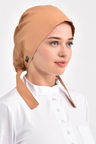 Açık Kahve Cerrahi Tesettür Bone