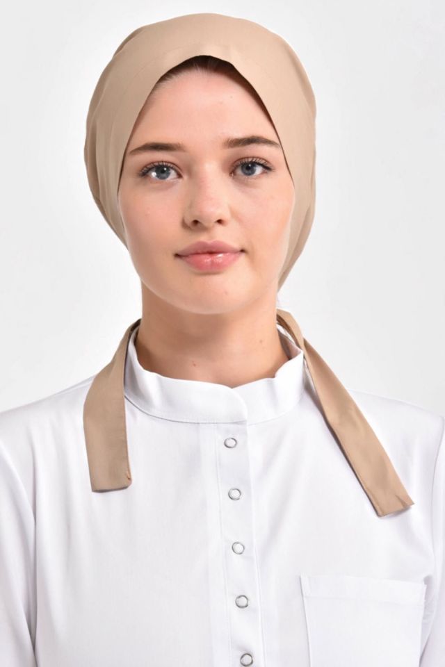 Bej Cerrahi Tesettür Bone