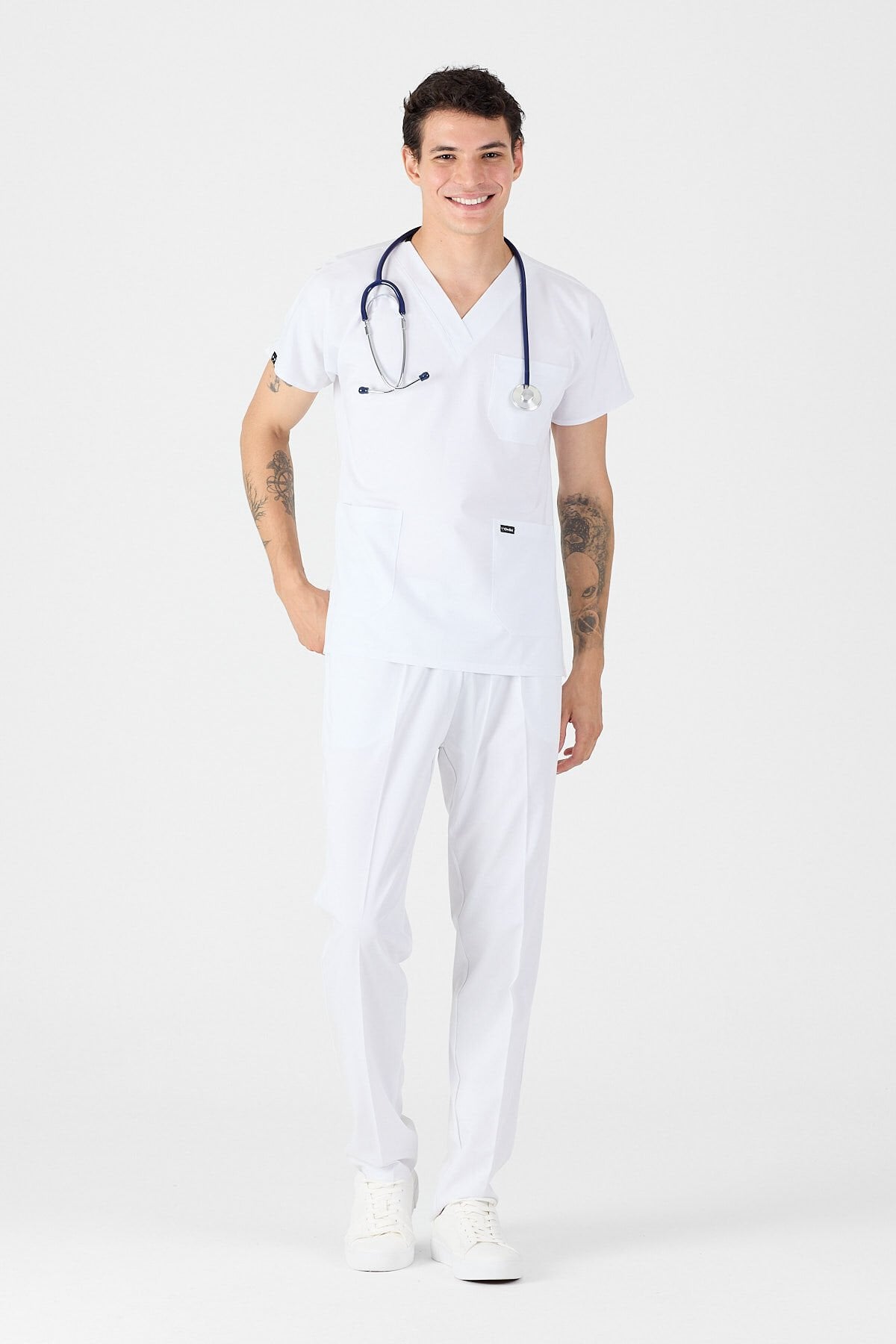 Beyaz Likralı Forma Takım