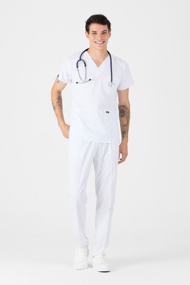 Beyaz Likralı Forma Takım