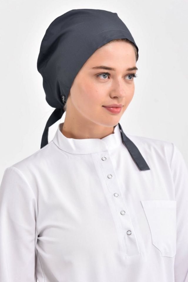 Smoked Lycra Surgical Hijab Bonnet