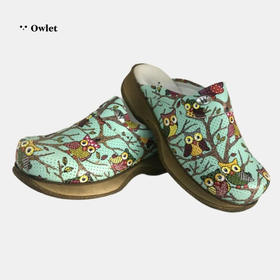 Yeşil Baykuş Koyu Taban Sabo Terlik