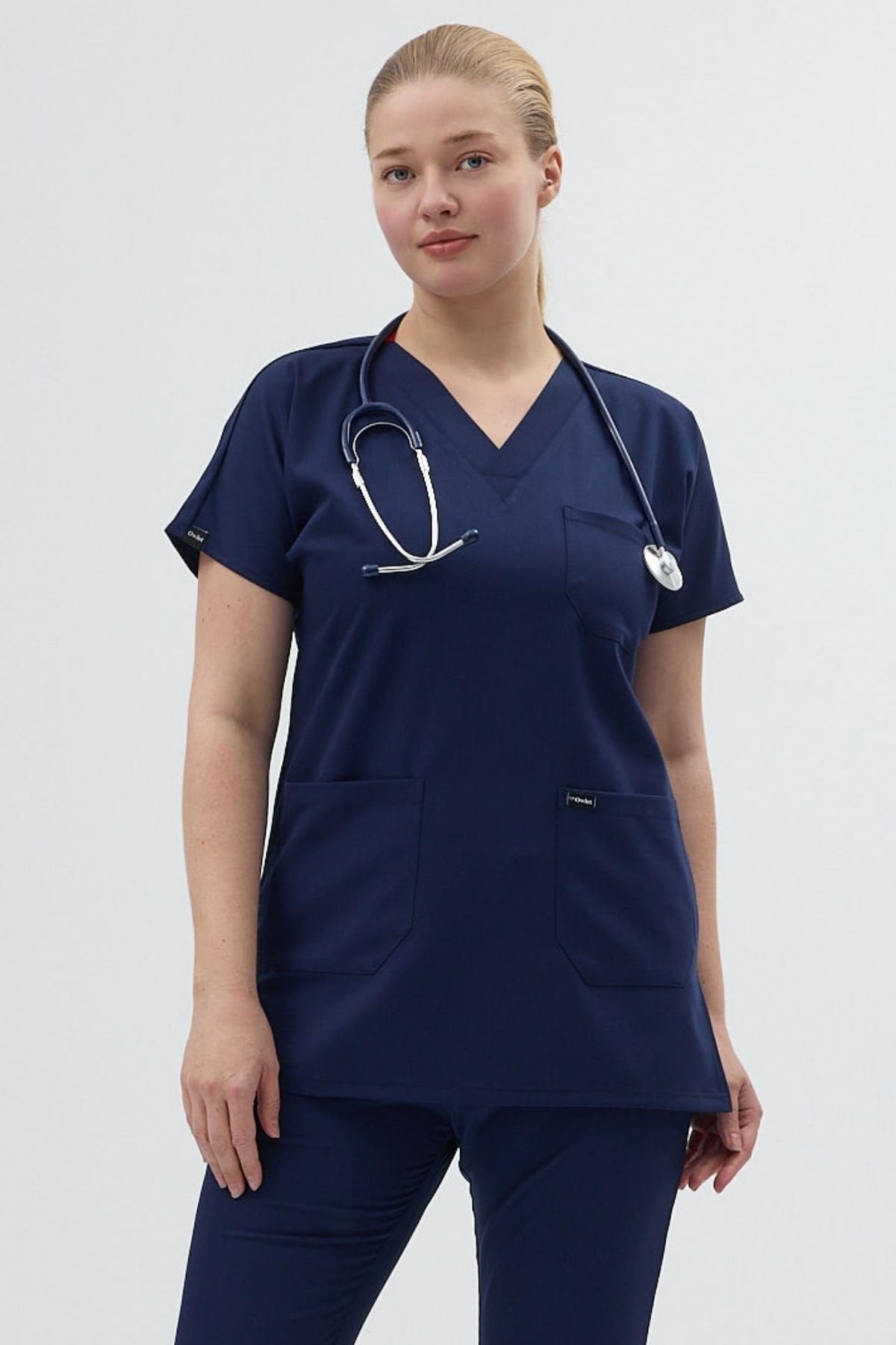 Tunik Boy Kısa Kol Lacivert Forma Üst