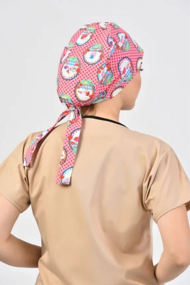 Pembe Pelikan Cerrahi Tesettür Bone