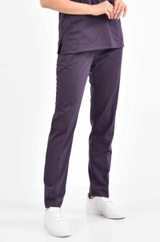 Mürdüm Eriği Likralı Cerrahi Pantolon