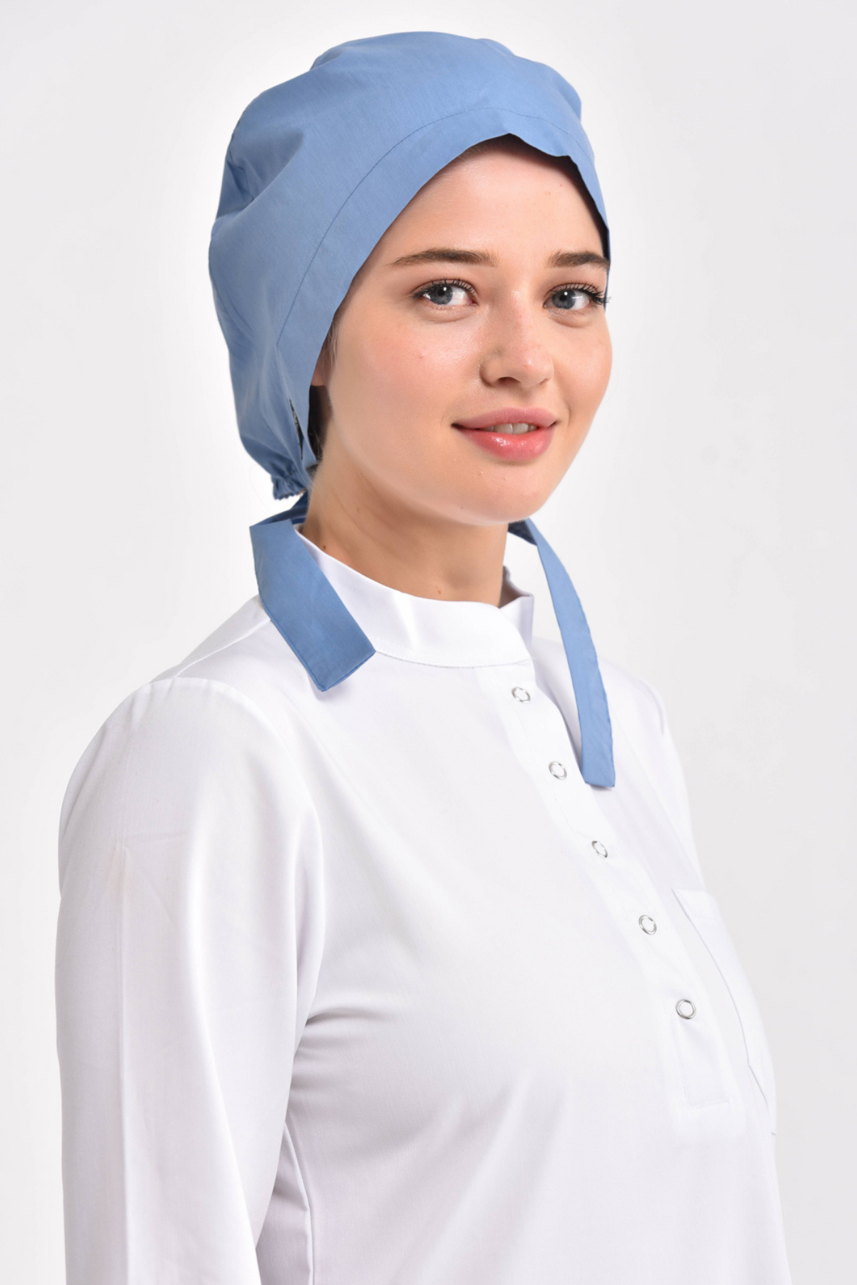 Açık Mavi Cerrahi Tesettür Bone
