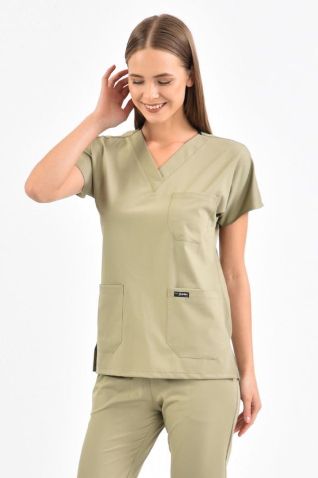Light Green Lycra Surgical Top