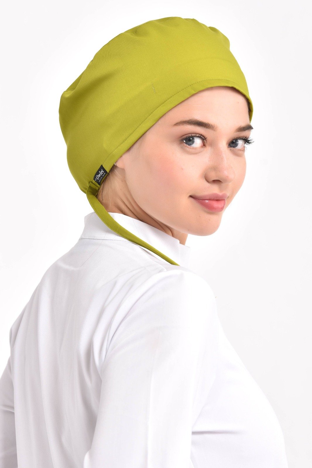 Limon Yeşili Likralı Cerrahi Bone