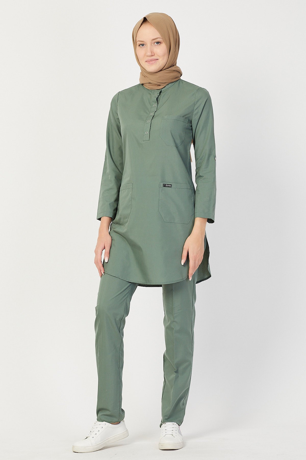 Soldier Green Hijab Surgical Team