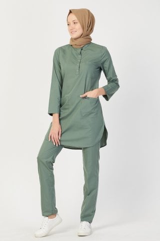 Soldier Green Hijab Surgical Team