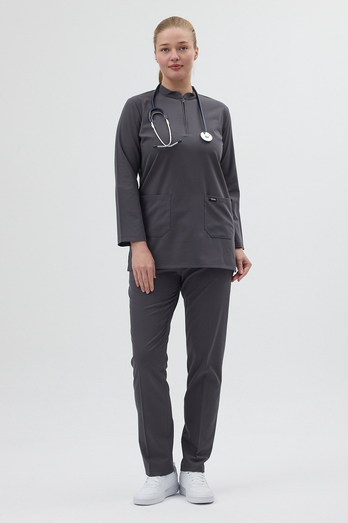 Likralı Füme Tunik Boy Takım