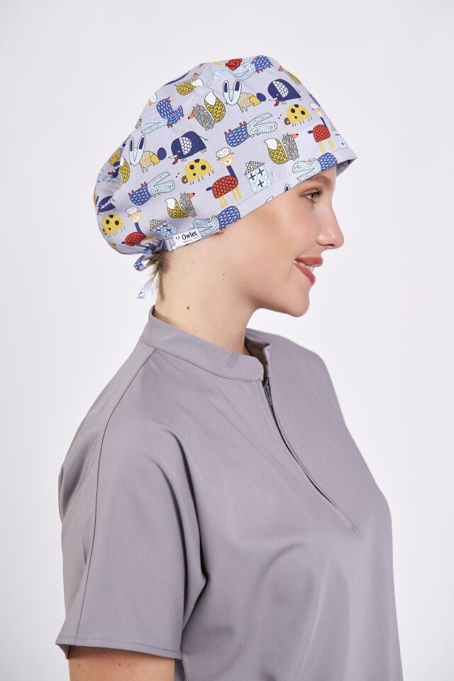 Çizgi Karakterler Gri Cerrahi Bone