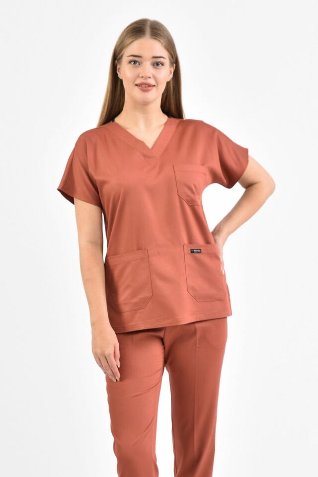 Likralı Kiremit Cerrahi Takım