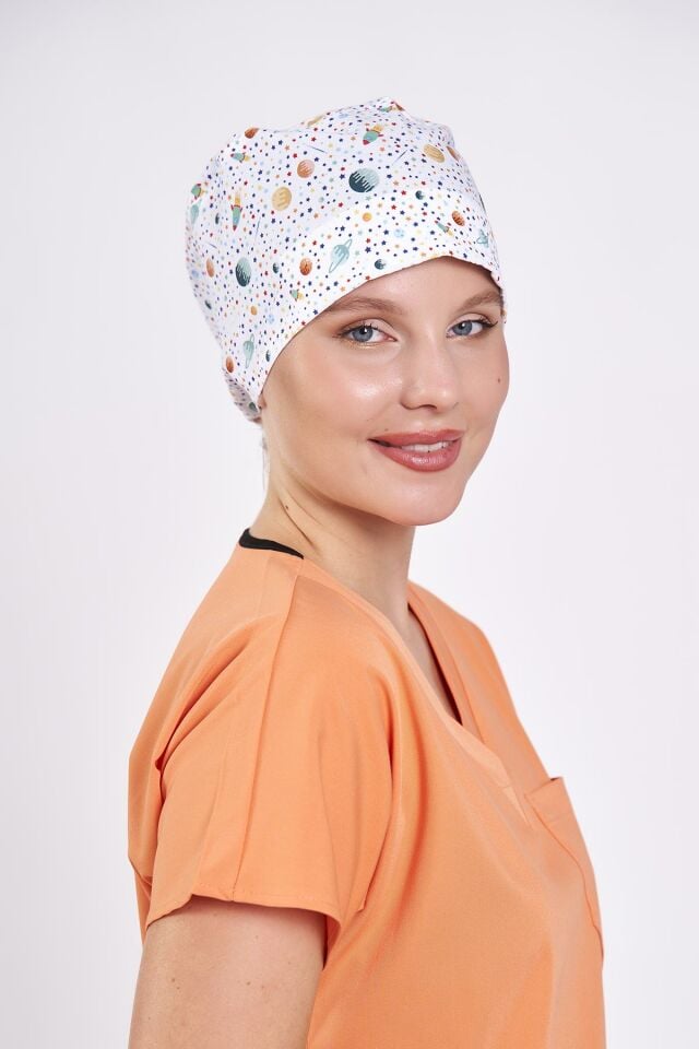 Gezegenler Desenli Cerrahi Bone