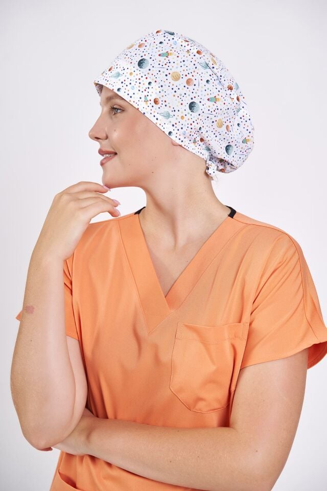 Gezegenler Desenli Cerrahi Bone