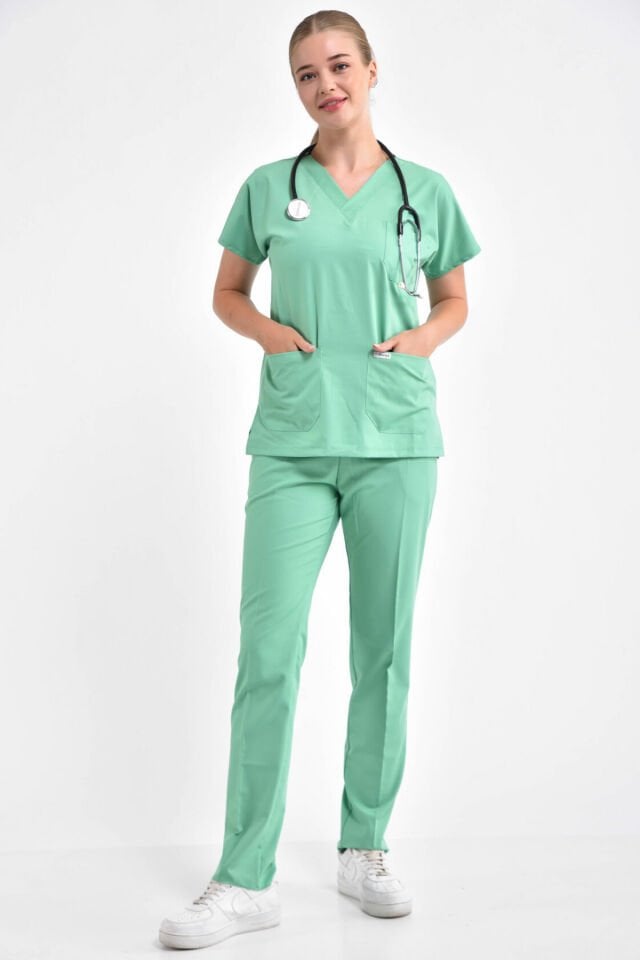 Mint Green Lycra Surgical Team