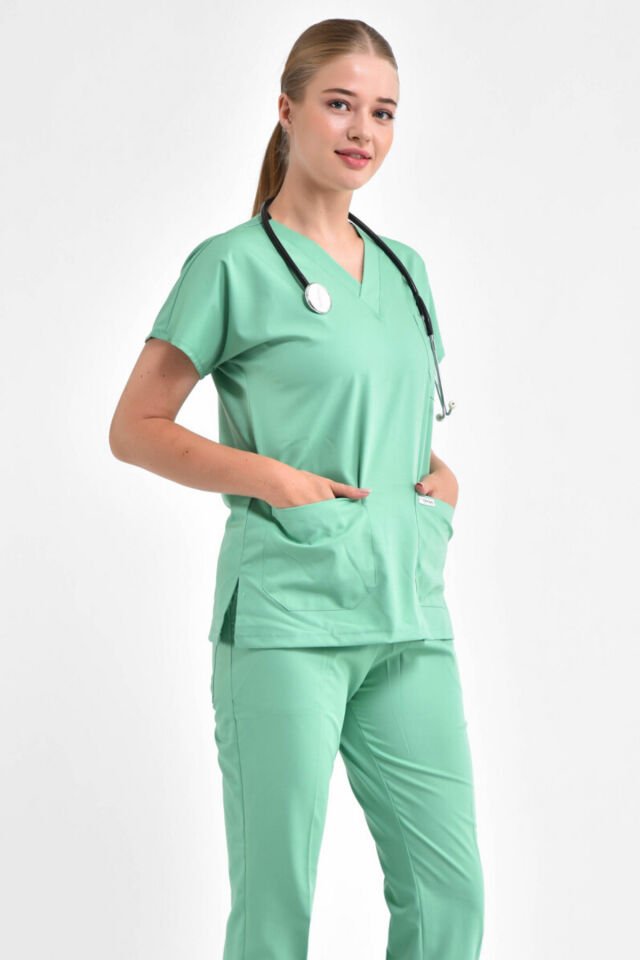 Mint Green Lycra Surgical Team