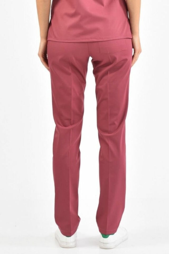 Koyu Pembe Likralı Pantolon