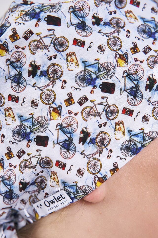 Bisiklet Desenli Cerrahi Bone