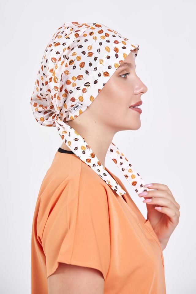 Sonbahar Yaprakları Cerrahi Tesettür Bone