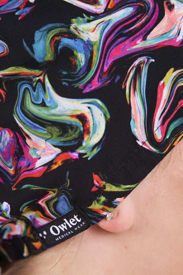 Sulu Boya Desenli Cerrahi Bone