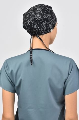 Fil Figürlü Siyah Cerrahi Bone