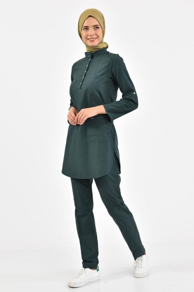 Emerald Green Hijab Surgical Team