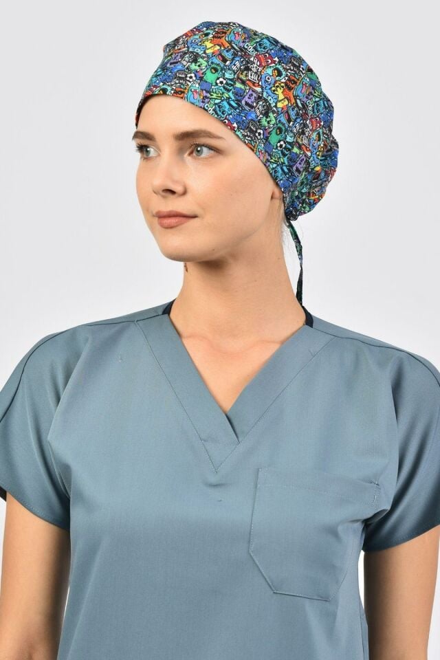 Mikroplar Desenli Cerrahi Bone