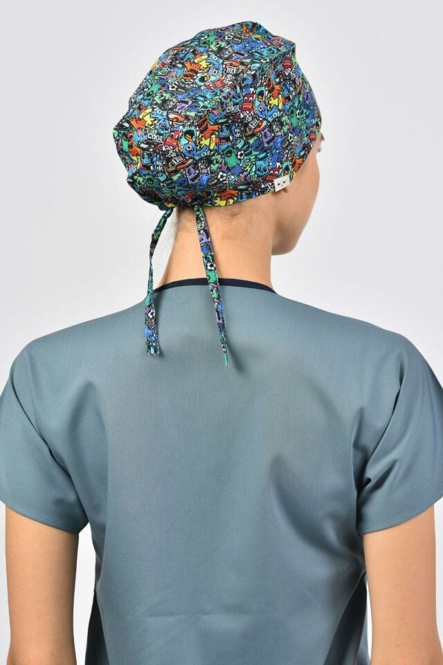 Mikroplar Desenli Cerrahi Bone