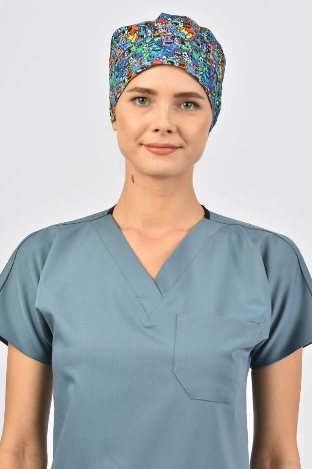 Mikroplar Desenli Cerrahi Bone