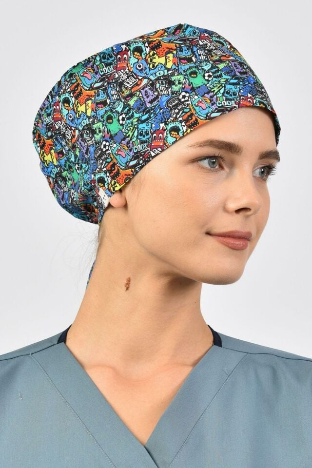 Mikroplar Desenli Cerrahi Bone