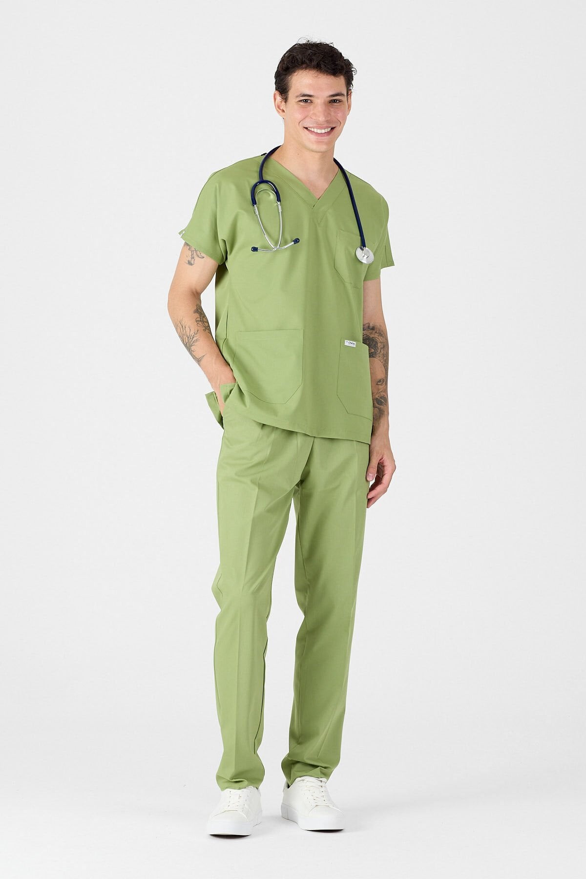 Lycra Pistachio Green Scrubs Jersey