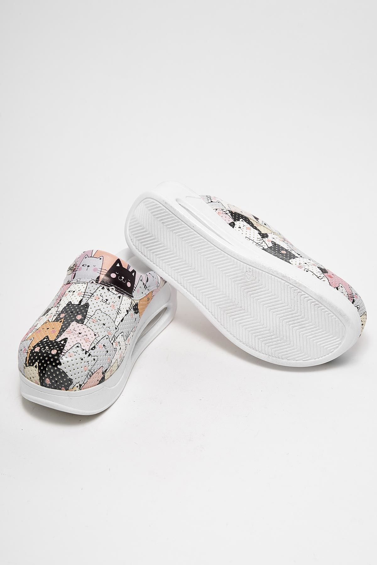 Renkli Kediler Air-Max Sabo Terlik