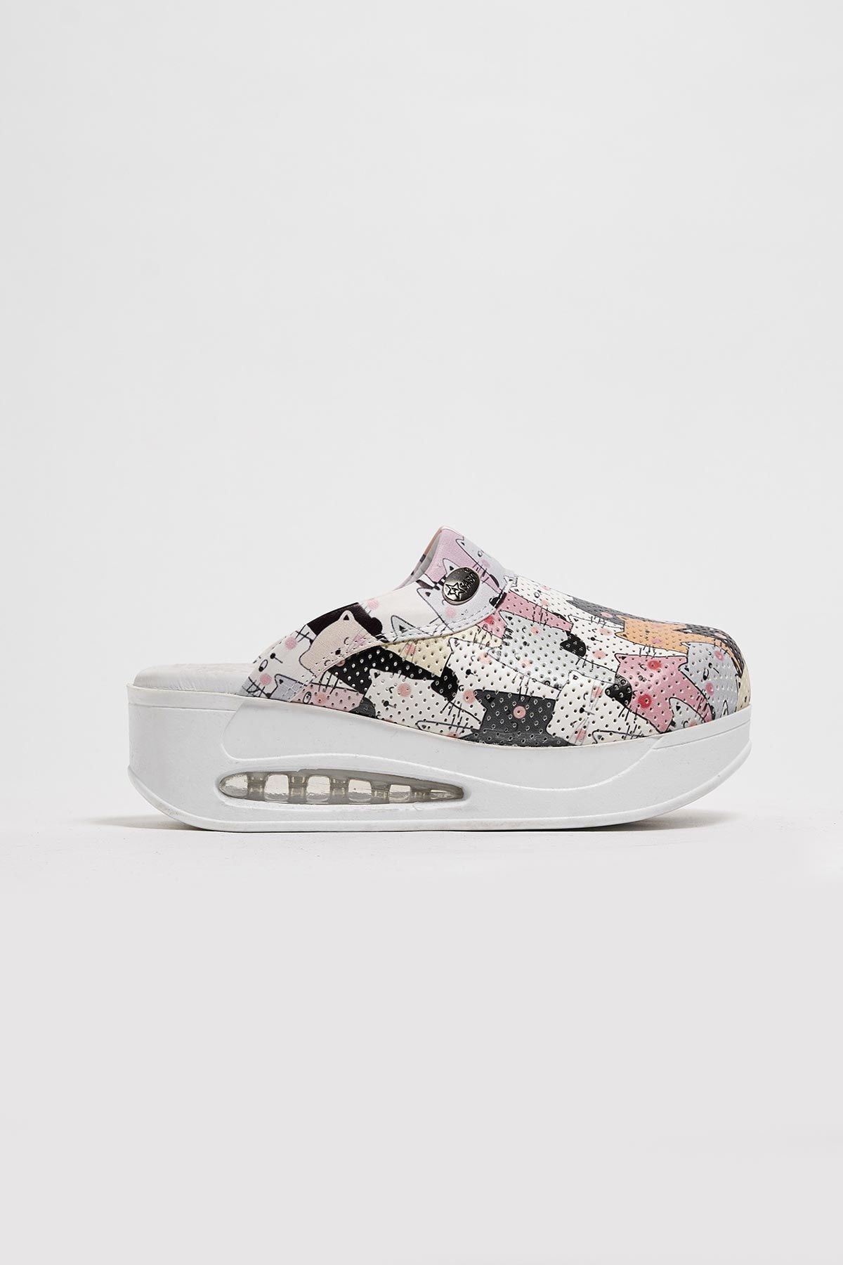 Renkli Kediler Air-Max Sabo Terlik