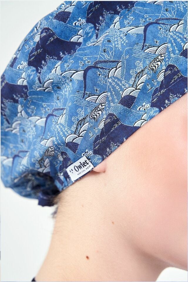 Mountain Patterned Surgical Cap