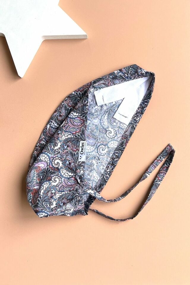 Gri Şal Desenli Cerrahi Bone