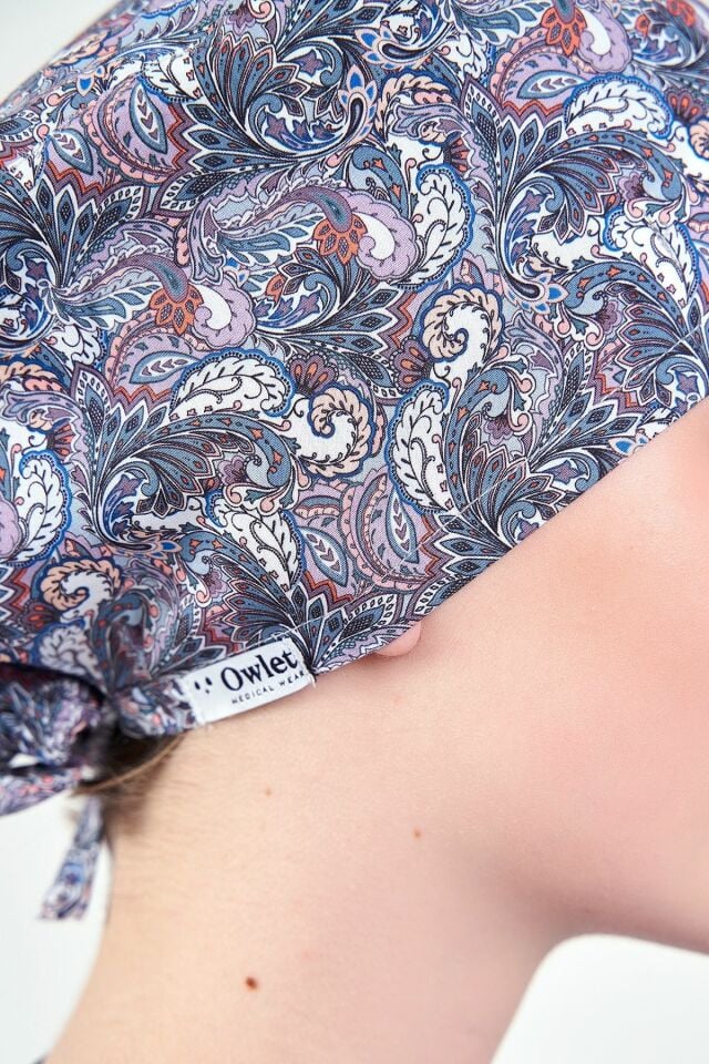 Gri Şal Desenli Cerrahi Bone