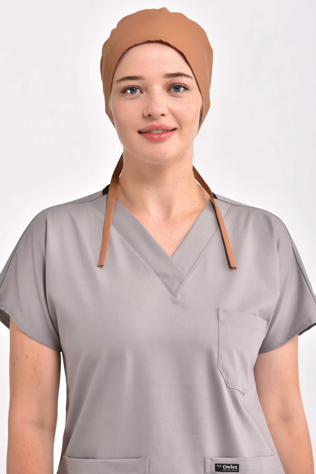 Likralı Kahverengi Cerrahi Bone