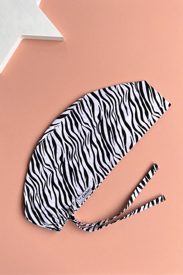 Zebra Desenli Cerrahi Bone