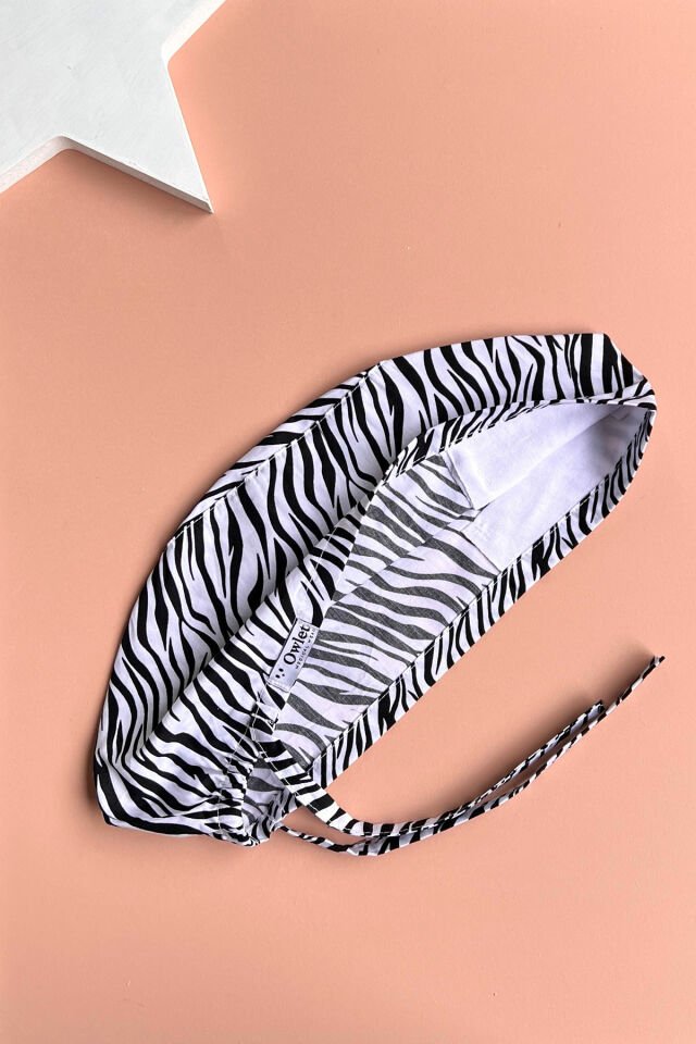 Zebra Desenli Cerrahi Bone