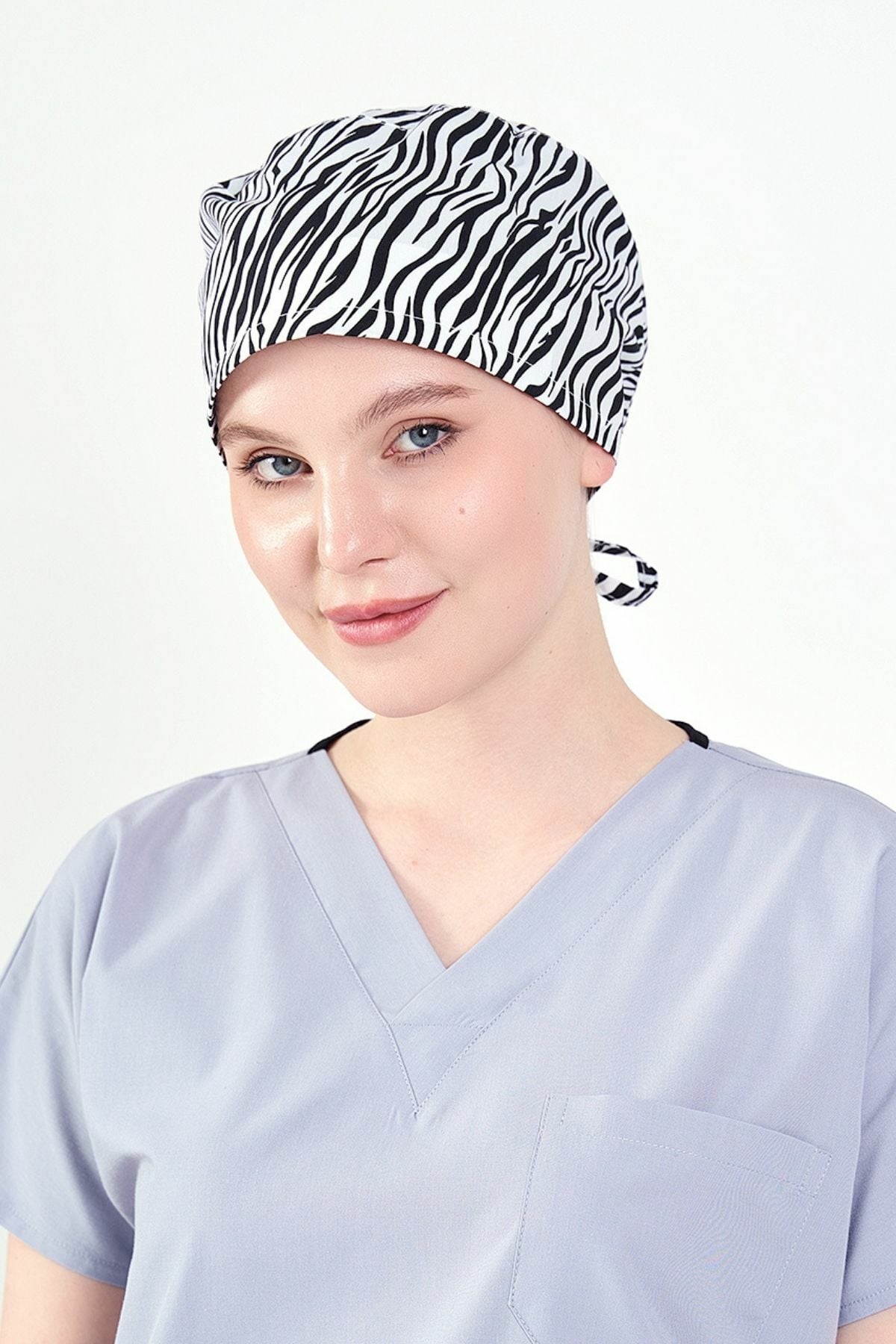 Zebra Desenli Cerrahi Bone
